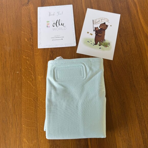 The OLLIE WORLD Smarter Swaddle NEW One Size Mint Green NIB Ollie Swaddle NWT - Picture 3 of 6